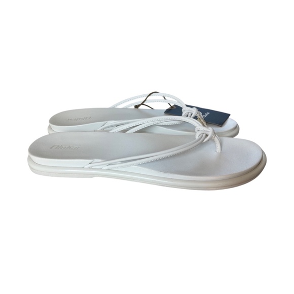 OluKai Women's 'Aka Beach Sandals white size 11 - Picture 4 of 8